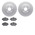 Dynamic Friction Co 4502-63230, Geospec Rotors with 5000 Advanced Brake Pads, Silver 4502-63230